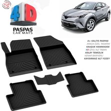 Toyota C-Hr 2019 Ferrous 4d Havuzlu Kauçuk Paspas