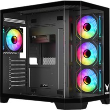 Vento Fsp VG4204FA 1000W Gen5 Atx3.1 80+ Gold 4X120MM Rgb Fan Temperli Cam USB 3.0 Mesh Atx Gaming (Oyuncu) Kasa