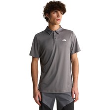 The North Face Tanken Erkek Gri Outdoor Polo Yaka T-Shirt NF0A2WAZ0UZ1