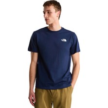 The North Face Evolution Box Nse Regular Erkek Lacivert Outdoor T-Shirt NF0A8B6K8K21