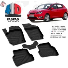 Seat Ibiza 4 2012 Ferrous 4d Havuzlu Kauçuk Paspas