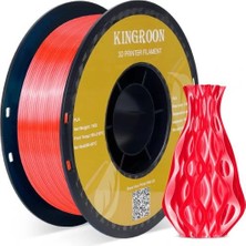 Kingroon Pla Silk Kırmızı Filament 1 kg
