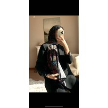Buscarfs Siyah Vual Ipek Şal