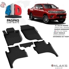 Toyota Hilux 8 Ferrous 4d Havuzlu Kauçuk Paspas 2018