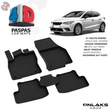 Seat Ibiza 5 2017 Ferrous 4d Havuzlu Kauçuk Paspas