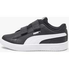 Puma 39425303 Rıckıe Classıc V Ps Black Whıte Çocuk Sneaker