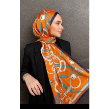 Buscarfs Lacivert Ipek Şal