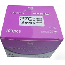 Floraison Medikal Mezoterapi Iğne Ucu 27G 4 mm 100 Adet / Kutu