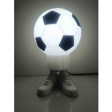 Kamer LED Işıklı Futbol Topu Masa Lambası