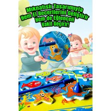 Farbu Oyuncak Mıknatıslı Balık Tutma Puzzle  Oyunu