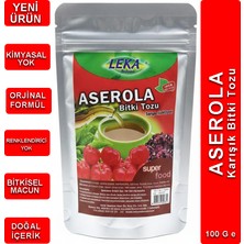 Leka Baharat Aserola Bitki Tozu 100 gr Doğal ve Katkısız Smoothie Tarifleri için Uygun