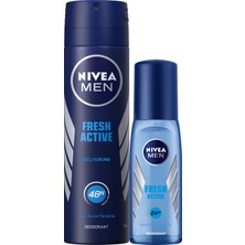 Nivea Fresh Erkek Deodorant 150 ml Pump Sprey ile 48 Saat Koruma ve Hızlı Kuruma