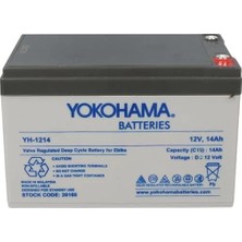 İntora Yokohama YH-121.4 12 Volt - 14 Amper Elektrikli Bisiklet Aküsü (150X95X98 Mm)