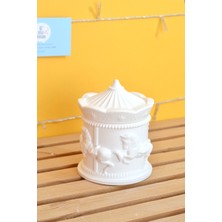 Özgürce Boyamaya Hazır Atlı Karınca Kutu, Kendin Yap Beton Obje, Eğlenceli Etkinlik