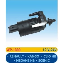 Universal Su Fıskiye Motoru Çift Çıkış Renault Kangoo-Laguna Clıo-Megane-Safrane-Twıngo