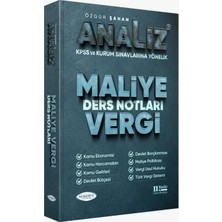 Monopol Yayınları Kpss A Grubu Analiz Maliye Vergi Ders Notları 11. Baskı