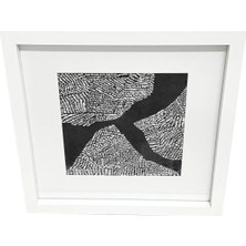 GoodHome Fotoğraf Çerçevesı Beyaz 30X30 cm