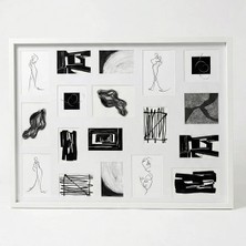 GoodHome Fotoğraf Çerçevesı Beyaz 63X83 cm