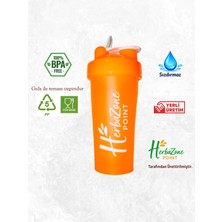Herbazone Protein Shaker Turuncu - Sporcu & Antrenman, Sızdırmaz, Bpa-Free 600 ml