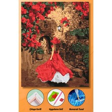 Özgürce 5d Elmas Boyama Puzzle 50X40 cm Kendin Yap Hobi ve Dekorasyon Seti