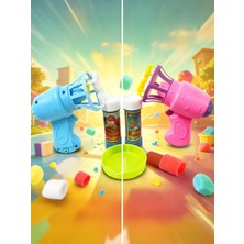 Shoplandu Pilli Köpük Baloncuk Tabancası 2 Adet Yedek Likit Hediyeli