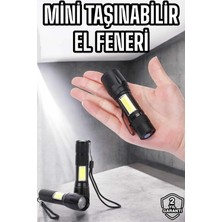 Akinco Işıldak El Feneri Kamp Lambası Mini Taşınabilir Acil Durum Lambası Fener LED Işık