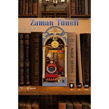 Özgürce Ahşap Zaman Tüneli 3D Puzzle Minyatür Maket Kendin Yap Seti