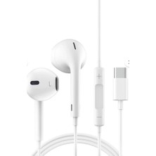 İnteknoloji Xiaomi / Huawei Uyumlu Type-C Stereo Kablolu Kulaklık High Bass