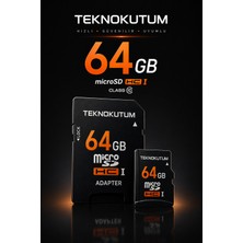 64 GB Hafıza Kartı Adaptör Dahil