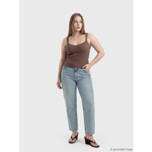 Soulife Slim Mom Kadın Jean Pantolon