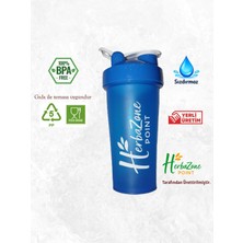 Herbazone Protein Shaker Mavi - Sporcu & Antrenman, Sızdırmaz, Bpa-Free 600 ml