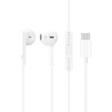 İnteknoloji iPhone 15 / 16 / 17 Serisi / Samsung / Xiaomi Uyumlu Mikrofonlu Usb-C Kulaklık