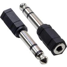 İntora 6,3 mm Stereo Erkek-3,5 mm Stereo Dişi Çevirici