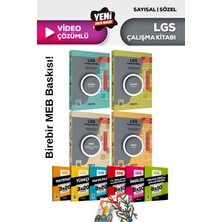 Marka Yayınları 2026 Güncel 8. Sınıf Lgs Çıkmış Sorular ve Meb Örnek Soruları Çalışma Kitabı 4'lü Set + Branş Deneme