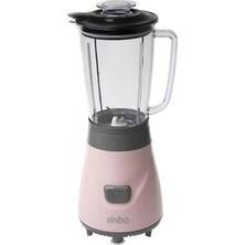 Sinbo 500W Buz Kırmalı Sürahili Smoothie Blender 1,25 lt Kapasite ile Pembe Renkli Kullanışlı