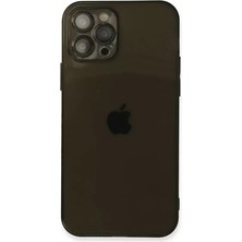 İntora Iphone 12 Kılıf Fly Lens Silikon - Siyah
