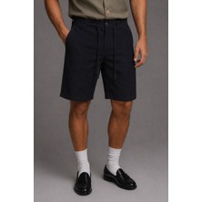 Tarz Cool Erkek %100 Pamuk Linen Şort – Bağcıklı Rahat Kesim Yazlık Şort