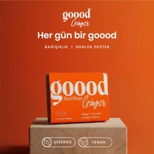 Goood Nutrition Goood Ginger Bağışıklık Destekleyici Bitkisel 24'lü Pastil (Zencefil, Zerdeçal, C Vitamini)