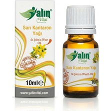 Yalın Vital Sarı Kantaron Yağı 10 ml | %100 Saf ve Doğal ( Cam Damlalık Hediyeli )