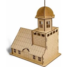 Özgürce Ahşap Kendin Yap Maket Kız Kulesi 230X150X290 Mm, Eğlenceli ve Öğretici