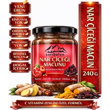 sarıbelen Nar Çiçeği Macunu 240 G | Pancar Tozu ve Hibiskus Içeren Karışık Bitkisel Macun