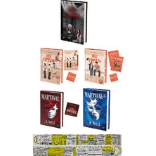 Artemis Yayınları R. Ideli 5 Kitap Set/senin Yüzünden + Her Kimsen 1-2 - Martaval 1-2 (Ciltli) + Özel Cetvel