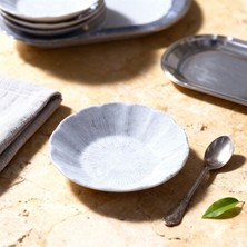 Güral Porselen Acem 6 Parça 10 cm Porselen Çay Tabağı Seti
