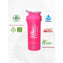 Herbazone Protein Smart Shaker Pembe - Sporcu & Antrenman, Sızdırmaz, Bpa-Free 550 ml