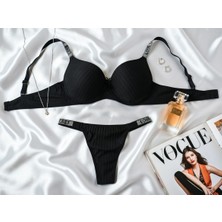 Push Up Tanga Külot Sütyen Takım