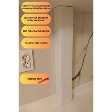 Özgürce 10X10 cm Yapışkanlı Doğalgaz Borusu Gizleme ve Saklama Paneli