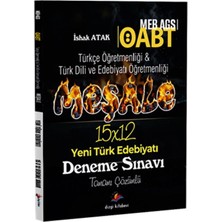 Dizgi Kitap 2026 Meb Ags Öabt Meşale Türkçe - Türk Dili ve Edebiyatı Öğretmenliği Yeni Türk Edebiyatı 15 Deneme Sınavı