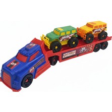 Çınaroğlu AVM Jeep Taşıyan Tır Seti Büyük Boy 3 Parça Sürtmeli 45 cm