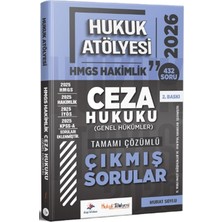 Dizgi Kitabevi Dizgi Kitap 2026 Hukuk Atölyesi Hmgs Hakimlik Ceza Hukuku Genel Hükümler Çıkmış Sorular