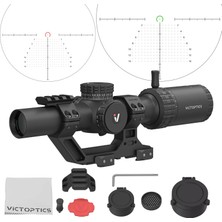 Victoptics S10 Lpvo 1-10×24  Sfp Tüfek Dürbünü 1-Parça Extreme High Picatinny Ar Montaj Kitli OPSL137